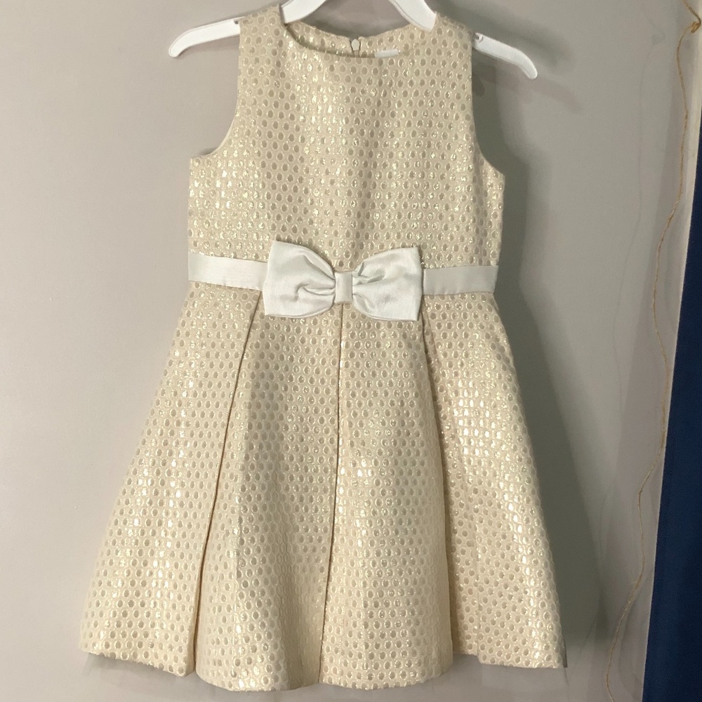 Gymboree Gold Holiday Dress & Sweater